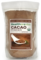 
Healthworks Raw Certified Organic Cacao Powder, 1 lb
