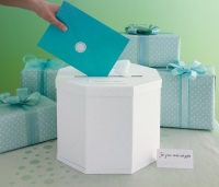 
Martha Stewart Gift Card Box, White Eyelet
